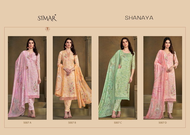 Shanaya By Simar Lawn Cotton Printed Dress Material Wholesale Shop In Surat